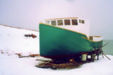 497: Red Island. Building the "Red Island Rose". (circa 2000) [courtesy of Madonna (Bishop) Mulrooney]